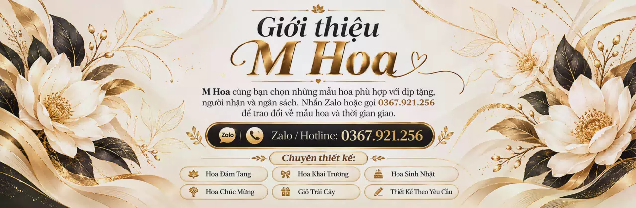 Ảnh bìa Shop hoa tươi Phường Phong Dinh Huế - Từ lời nhắn đến món hoa vừa ý